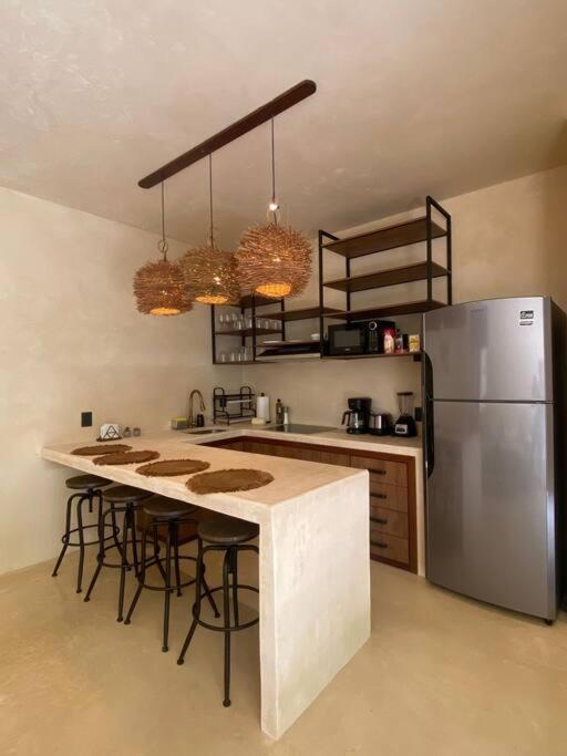Apartment With Private Pool Tulum Chemuyil المظهر الخارجي الصورة