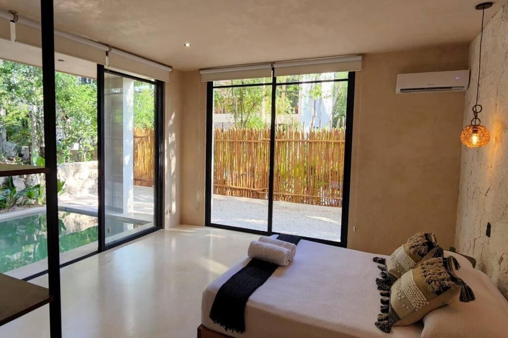 Apartment With Private Pool Tulum Chemuyil المظهر الخارجي الصورة