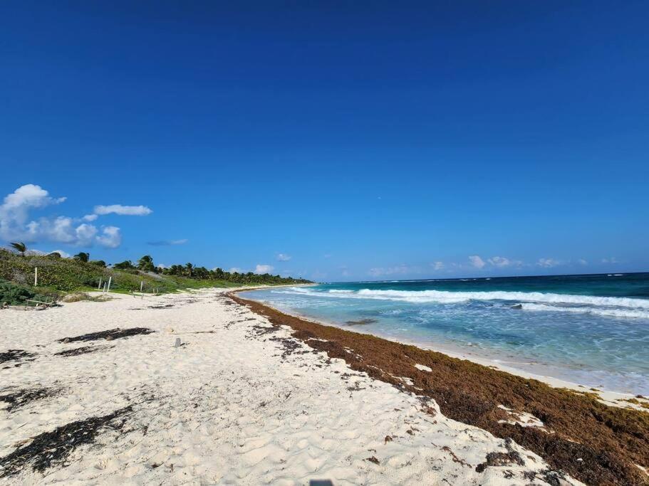 Apartment With Private Pool Tulum Chemuyil المظهر الخارجي الصورة