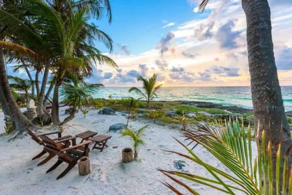 Apartment With Private Pool Tulum Chemuyil المظهر الخارجي الصورة
