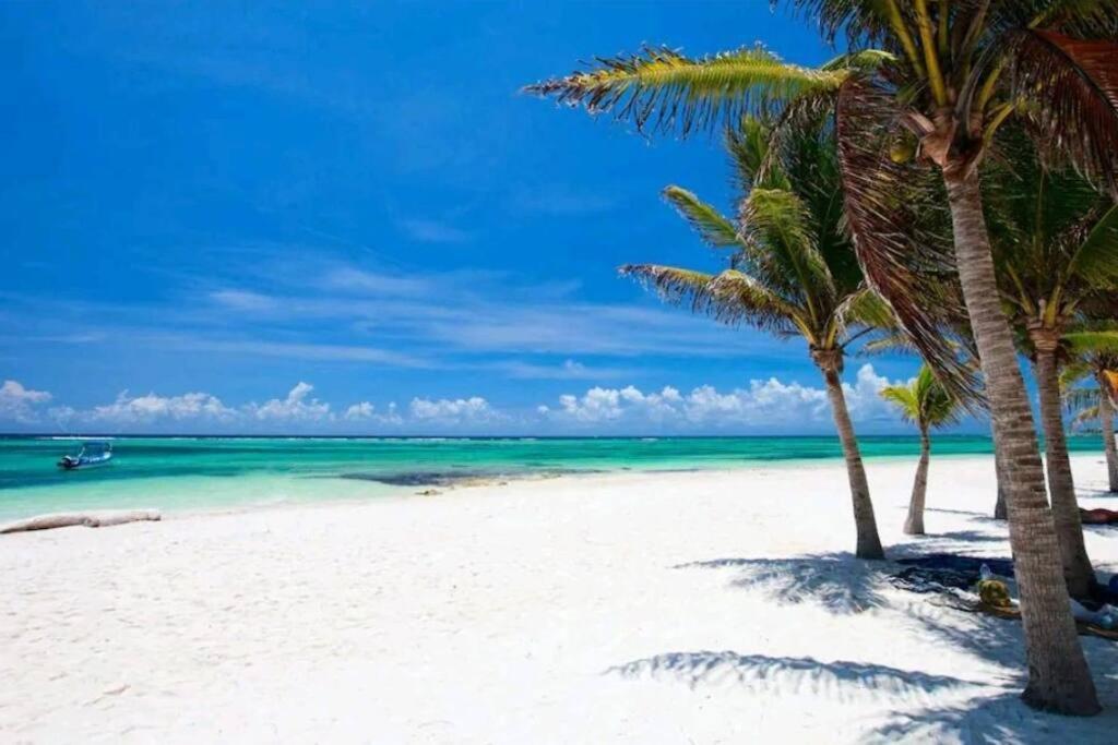 Apartment With Private Pool Tulum Chemuyil المظهر الخارجي الصورة